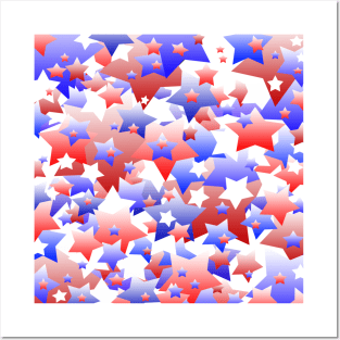 Patriotic Stars Posters and Art